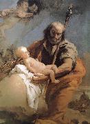 Giovanni Battista Tiepolo Saint Joseph and the Son Spain oil painting artist